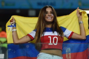 sexy colombian girl football